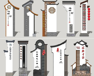 布拖美丽乡村标识标牌有哪些分类？